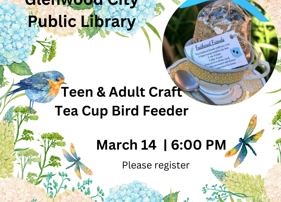 Adult/Teen Craft Tea Cup Bird Feeder