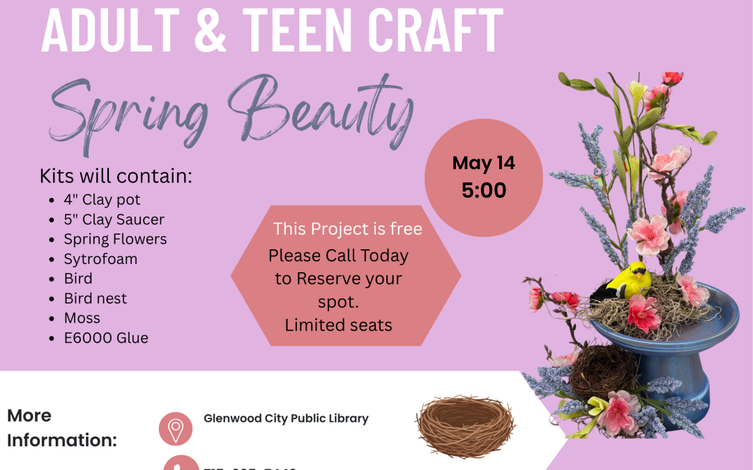 Adult & Teen Craft Spring Beauty